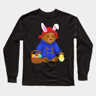 Easter Bunny Paddington Bear Long Sleeve T-Shirt